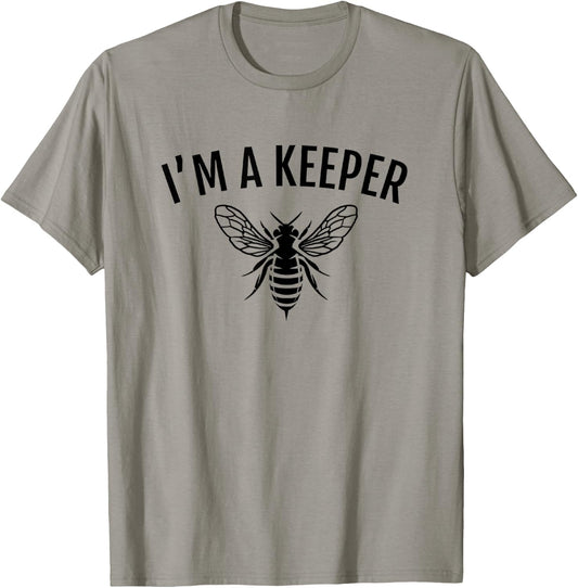 Honey Bee Apiarist Funny Beekeeping Beekeeper T-Shirt - T-Shirt | Sand