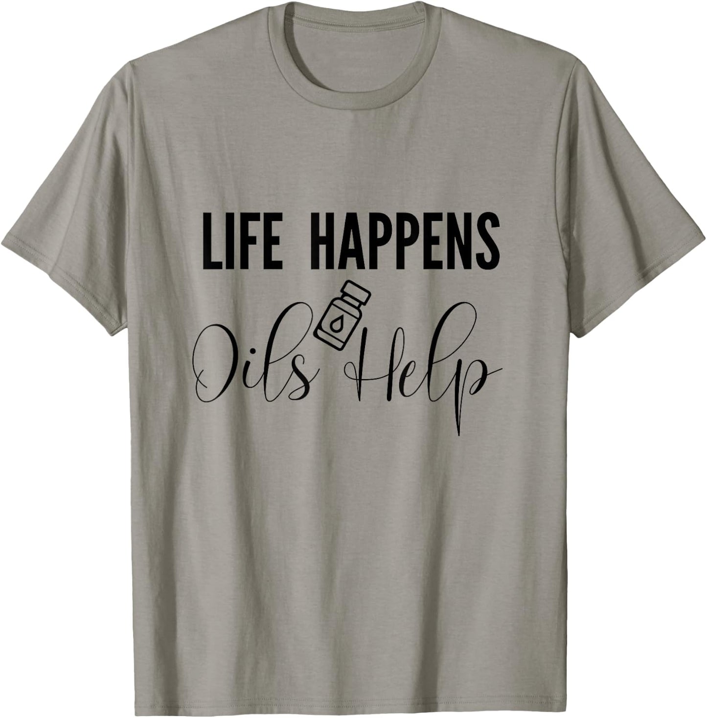 Funny Essential Oil Aromatherapy for Mom Dad T-Shirt - T-Shirt | Sand