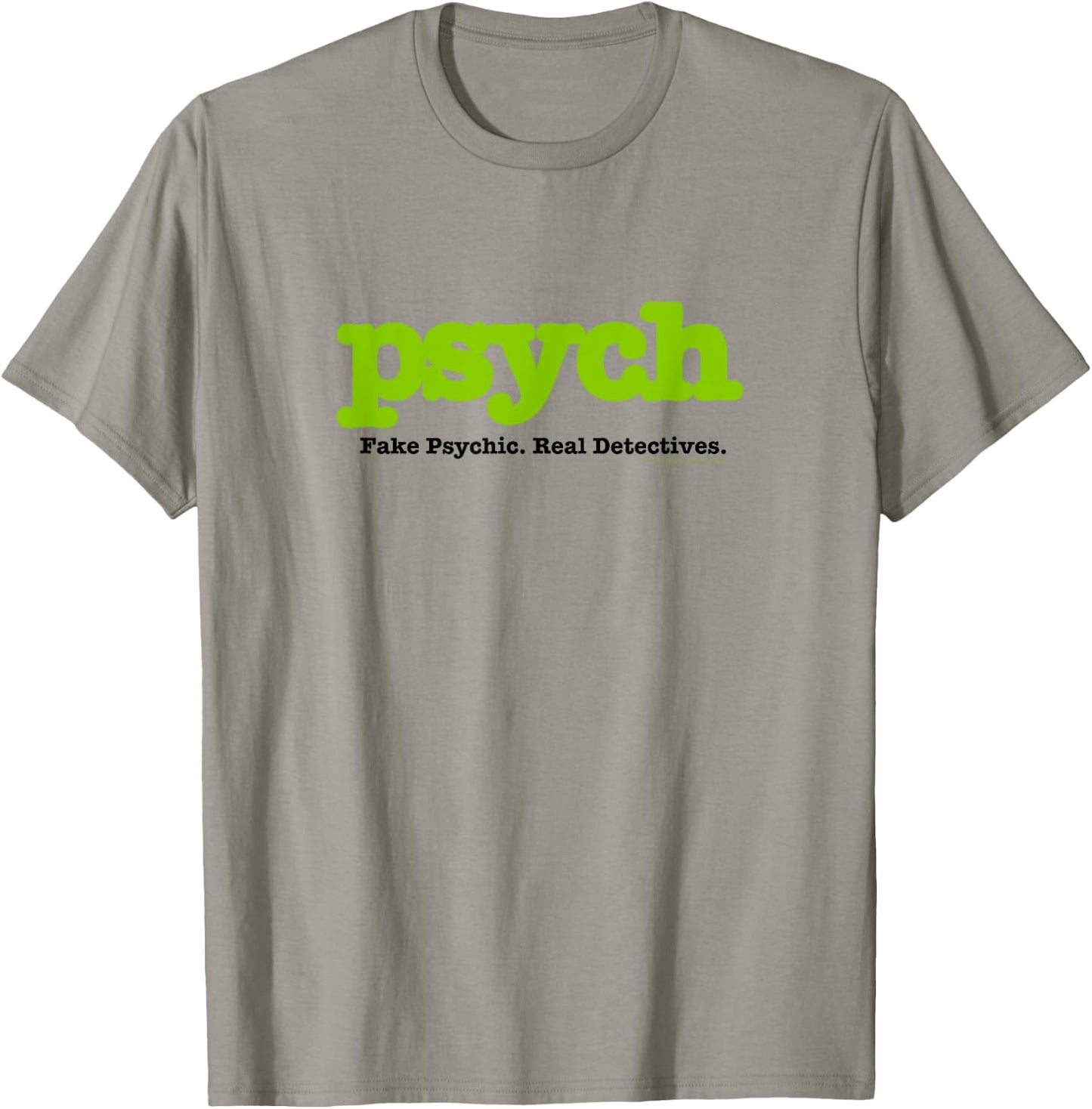 Psych Fake Psychic. Real Detectives - Official T-Shirt - T-Shirt | Sand