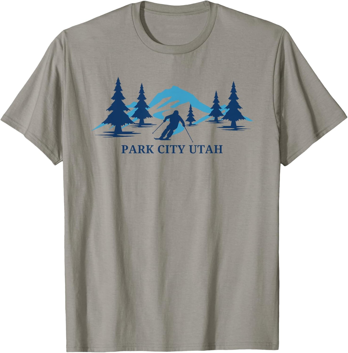 Park City Utah Ski Resort Mountains T-Shirt - T-Shirt | Sand