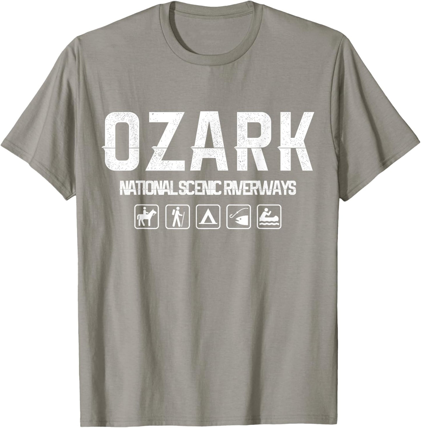 Ozark National Scenic River, Missouri Outdoor T-Shirt - T-Shirt | Sand