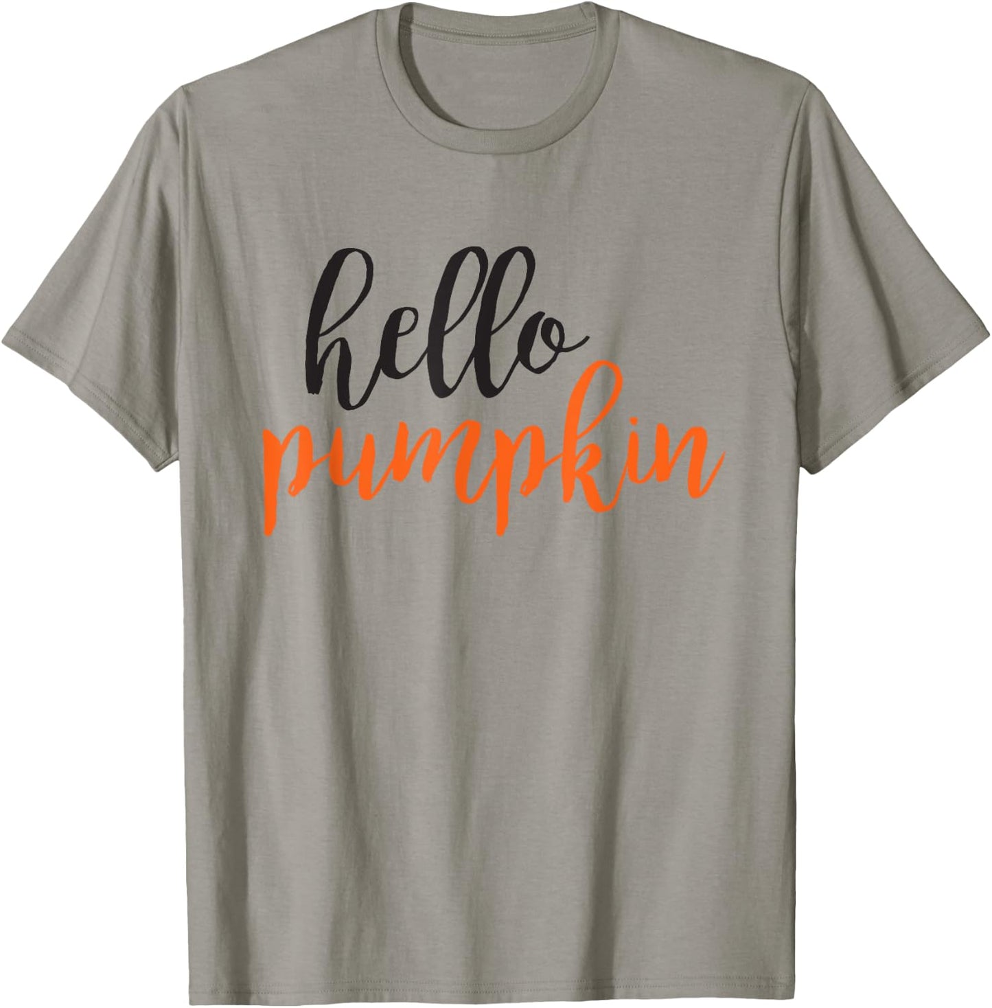Hello Pumpkin Cute Pumpkin Spice Fall T-Shirt - T-Shirt | Sand