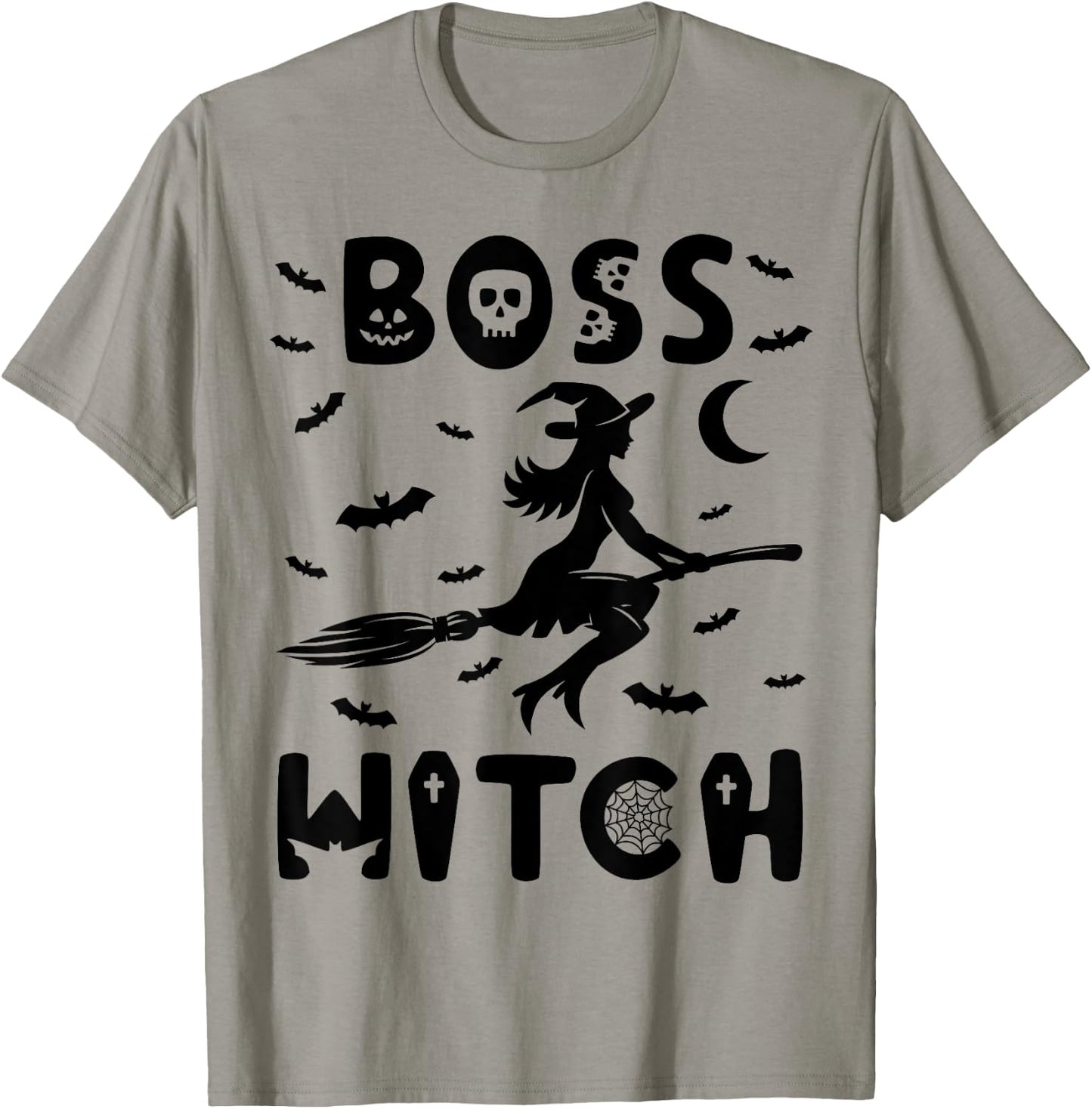 Boss Witch - Funny Halloween T-Shirt - T-Shirt | Sand