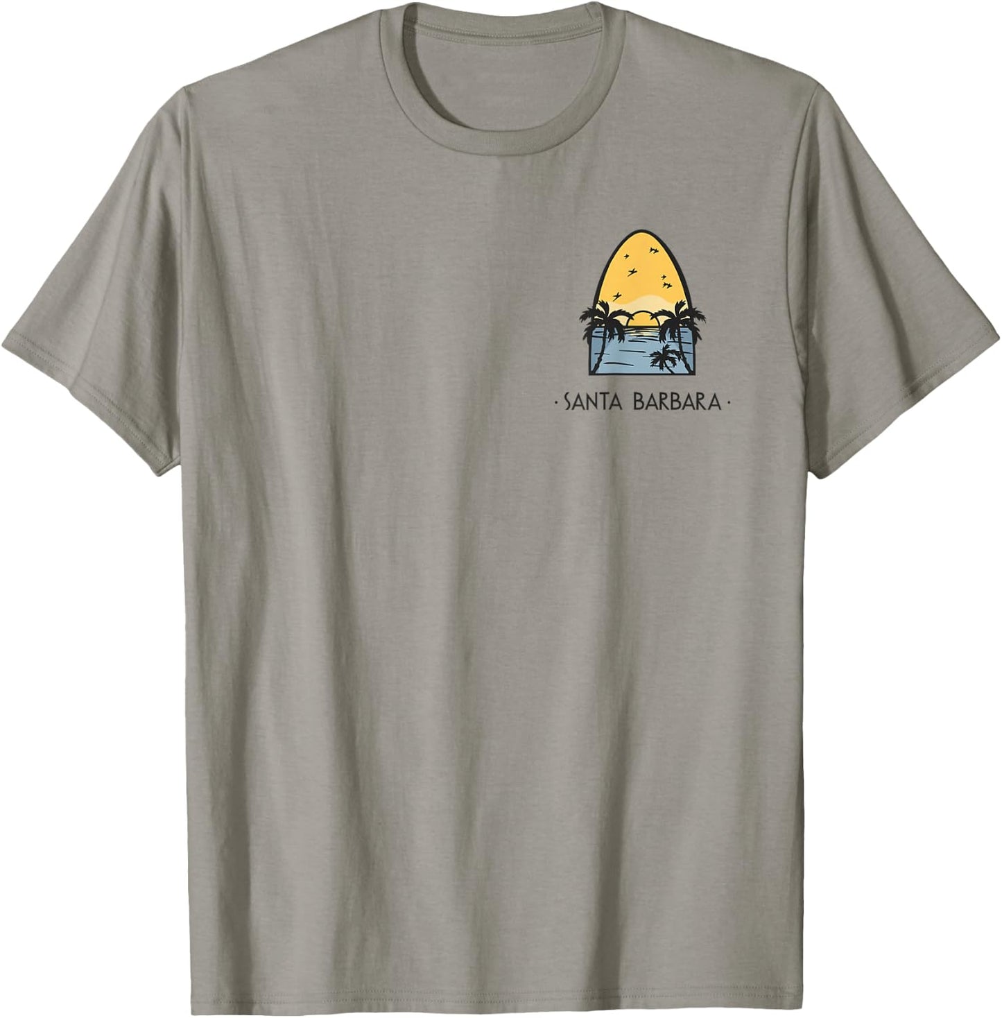 Santa Barbara Vintage Surf T-Shirt - T-Shirt | Sand