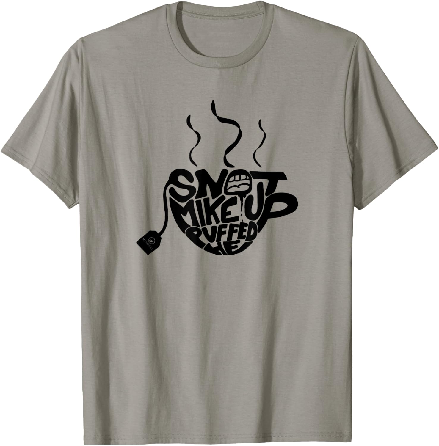 Snot Mike Up Puffed He (White) T-Shirt - T-Shirt | Sand