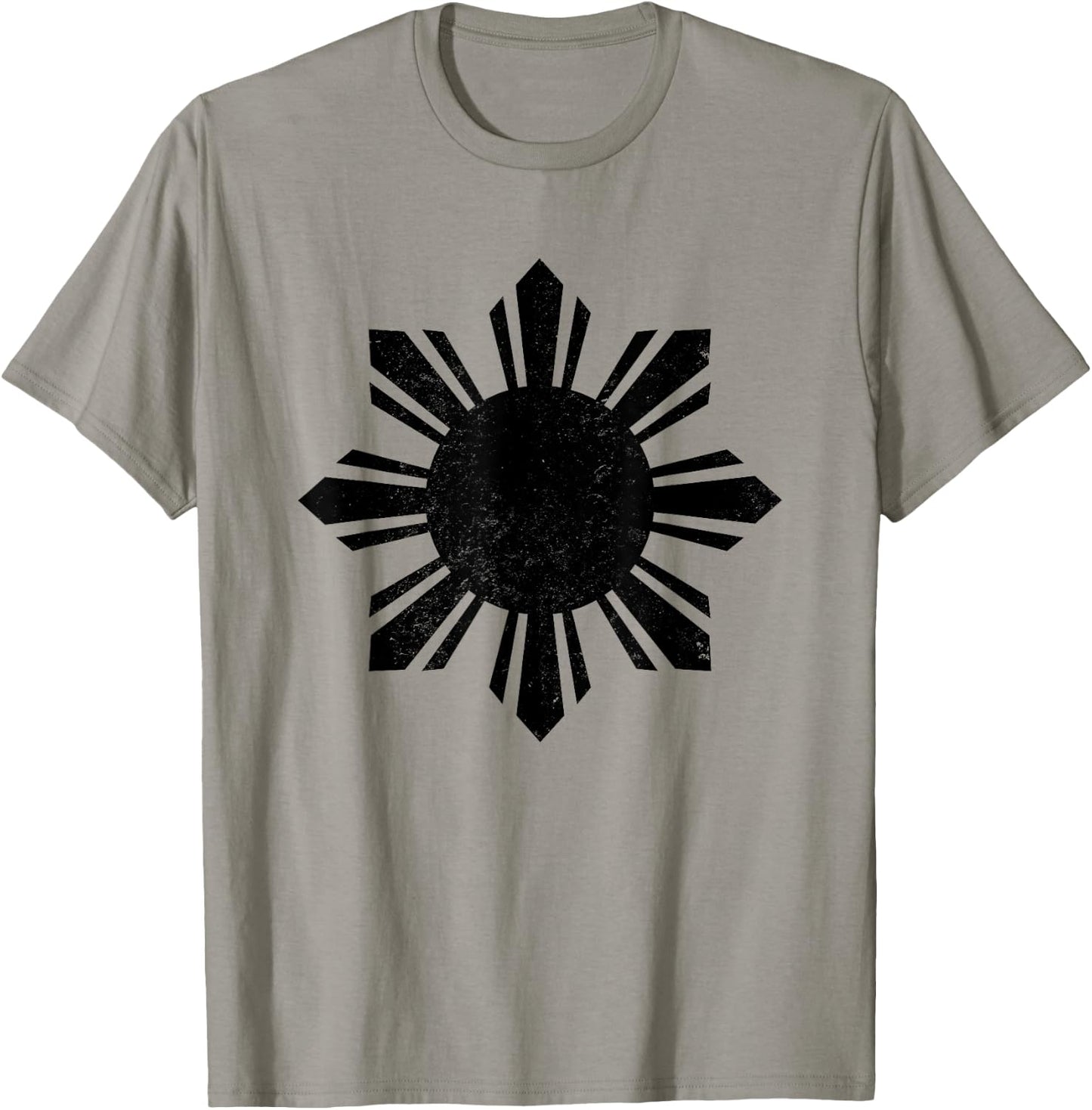 Philippines T Shirt Filipino Vintage Sun Pinoy Pinay T-Shirt - T-Shirt | Sand