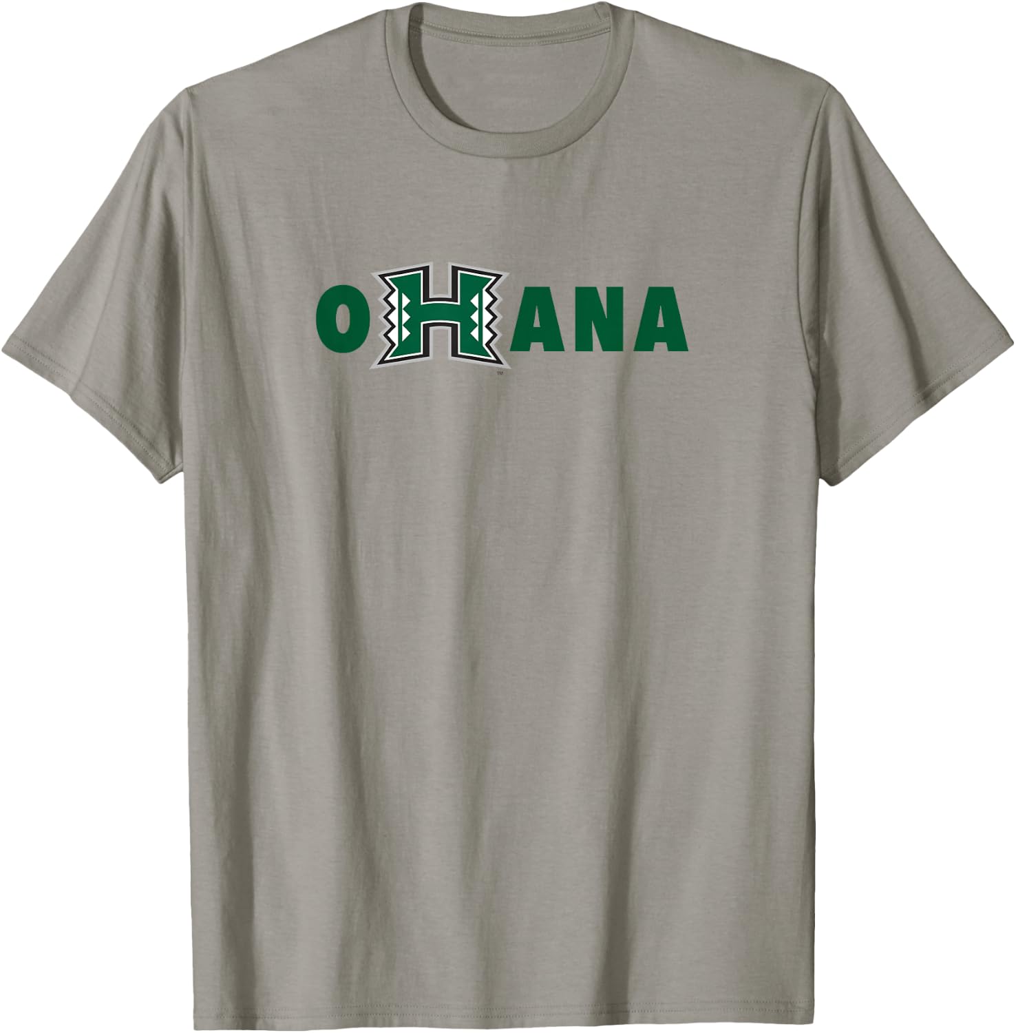 University of Hawaii Rainbow Warriors Ohana T-Shirt - T-Shirt | Sand