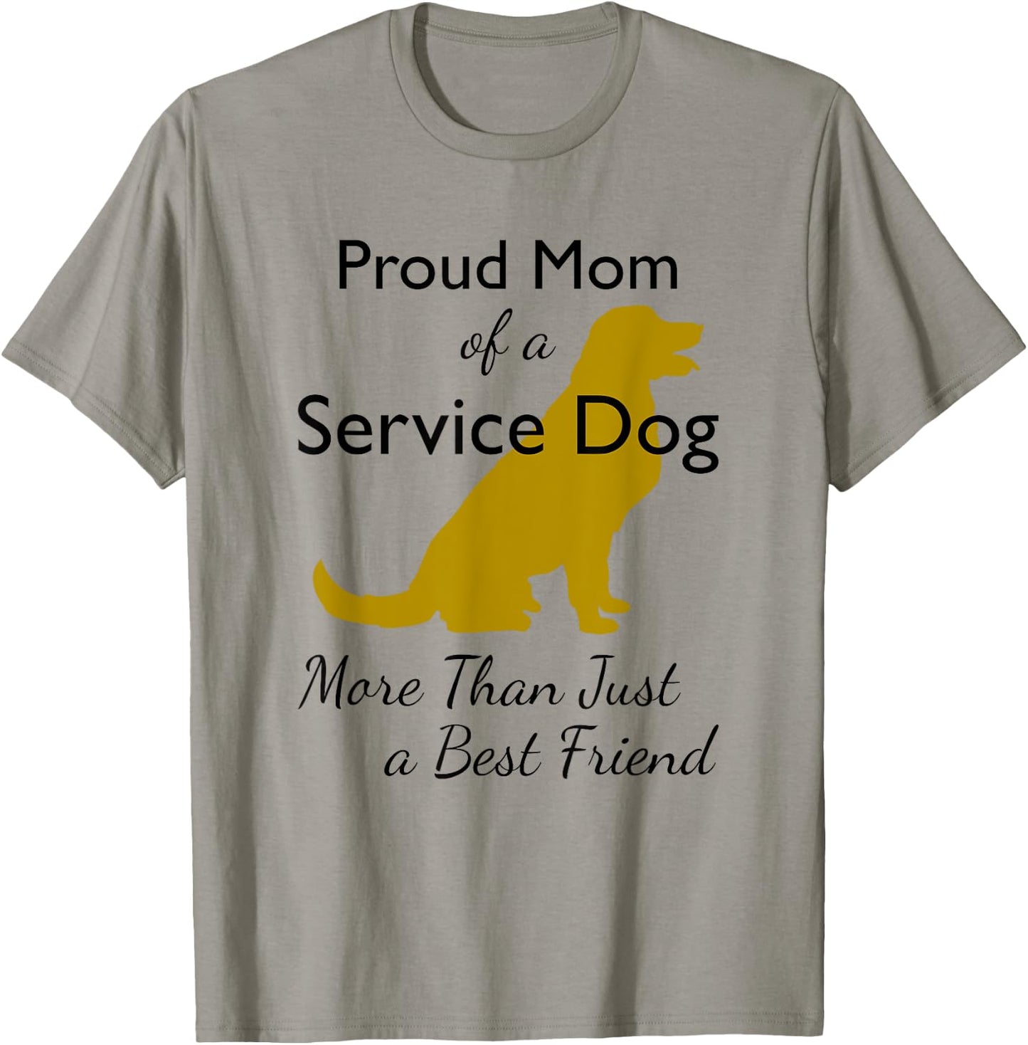 Service Dog | Service Dog Mom | Service Canine Men Women Girls Kids T-Shirt - T-Shirt | Sand