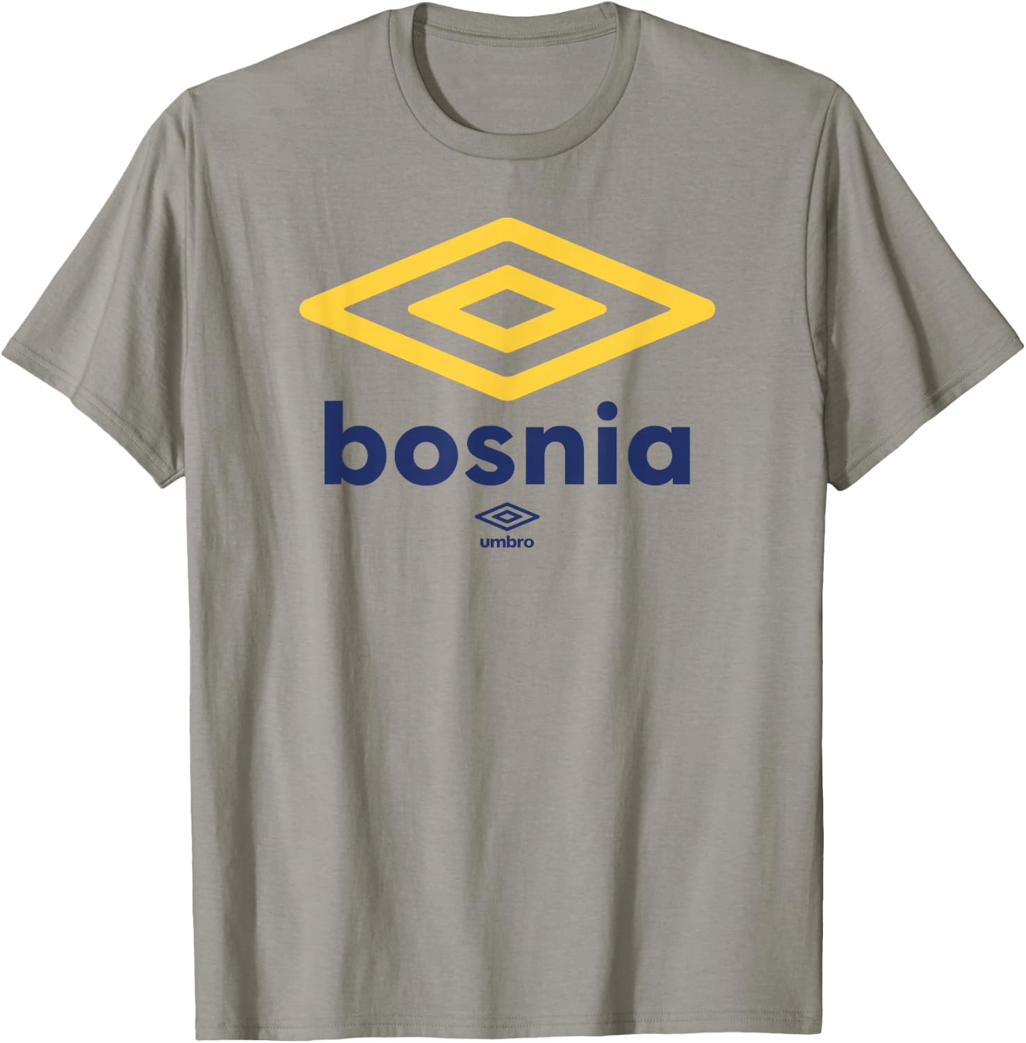 Umbro International Soccer Diamond Bosnia Logo T-Shirt - T-Shirt | Sand