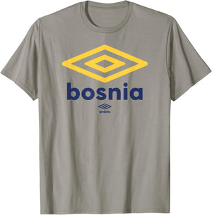 Umbro International Soccer Diamond Bosnia Logo T-Shirt - T-Shirt | Sand