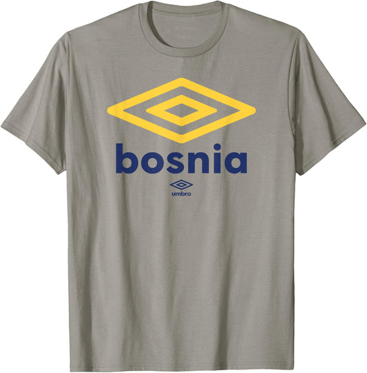 Umbro International Soccer Diamond Bosnia Logo T-Shirt - T-Shirt | Sand