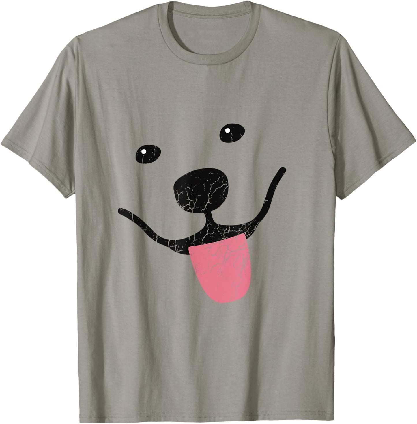 Samoyed Face Sammy Smile . Distressed design T-Shirt - T-Shirt | Sand