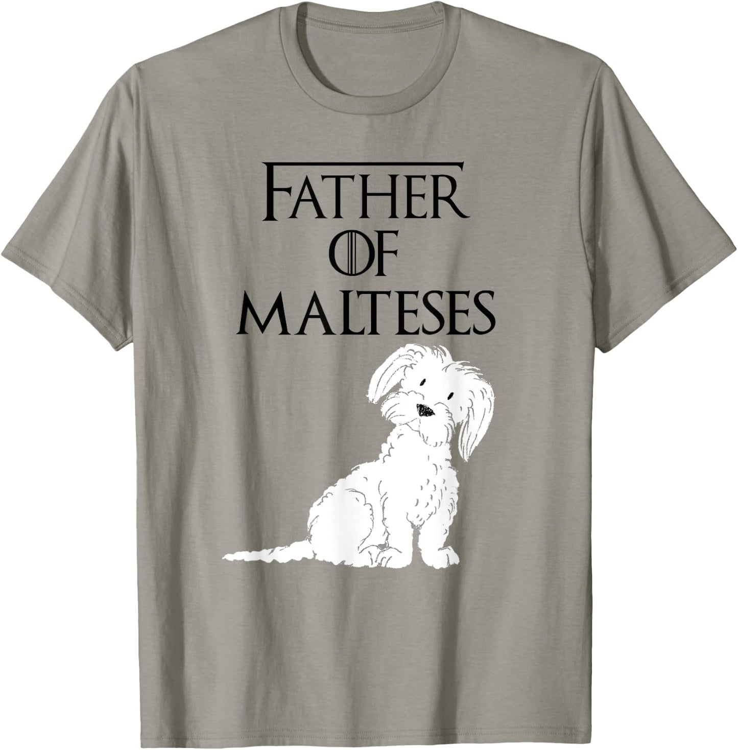Cute Funny & Unique Maltese Puppy Dog Dad & Gift Kids T-Shirt - T-Shirt | Sand
