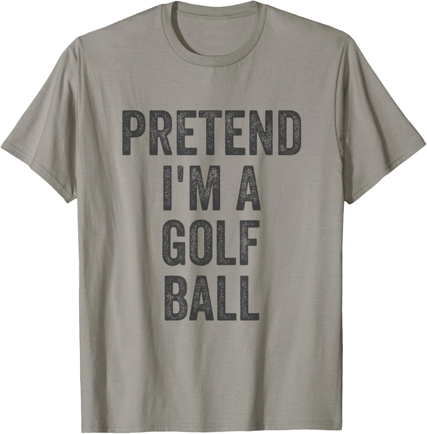 Lazy Halloween Costume Shirt Gift Pretend I'm A Golf Ball T-Shirt - T-Shirt | Sand