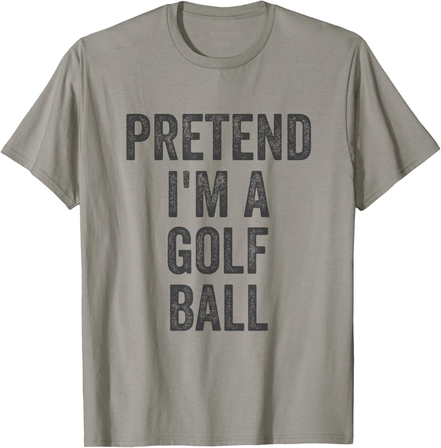 Lazy Halloween Costume Shirt Gift Pretend I'm A Golf Ball T-Shirt - T-Shirt | Sand