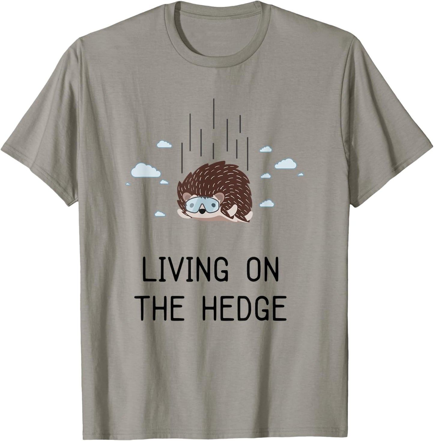 Hedgehog Joke Kids Cute Hedgehog Puns for Girls Women Funny T-Shirt - T-Shirt | Sand