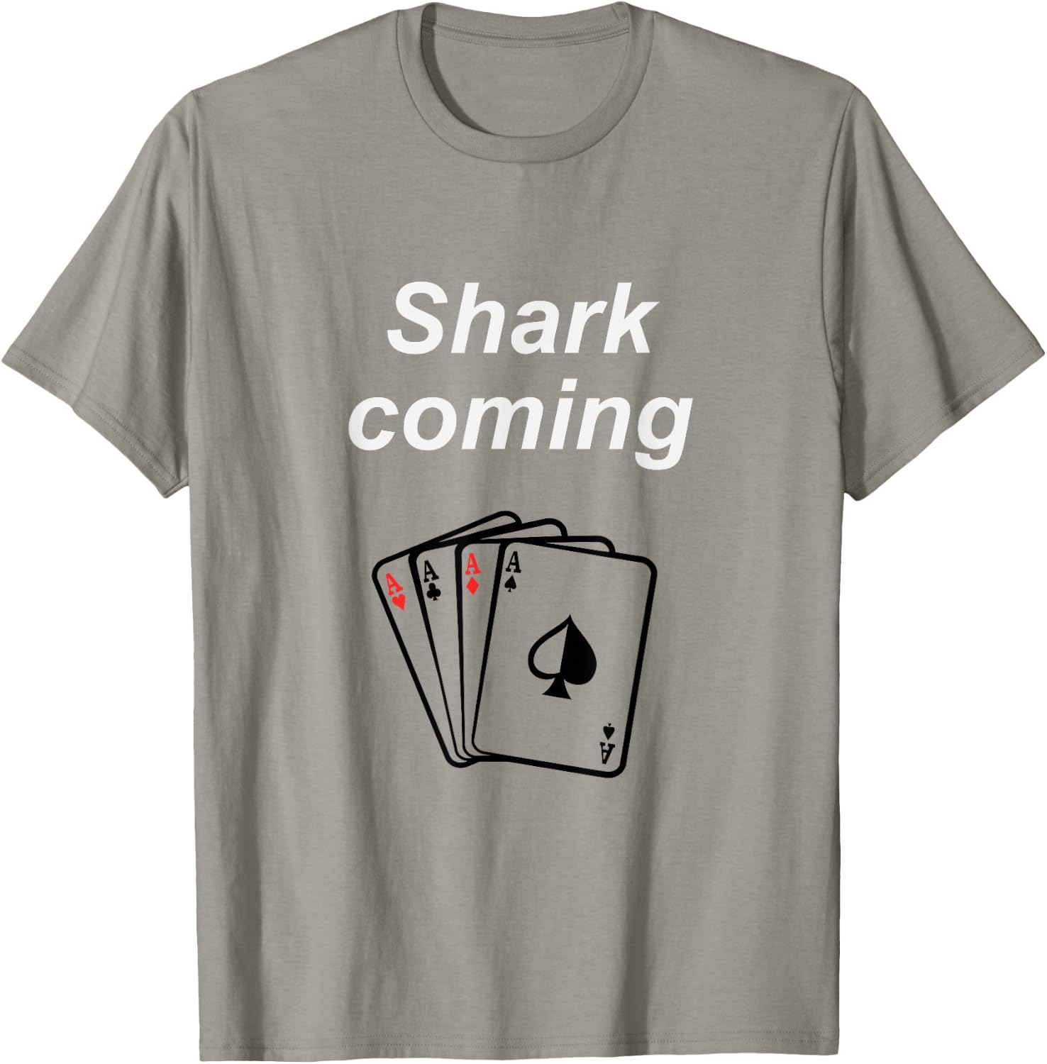 Card Shark T-Shirt - T-Shirt | Sand