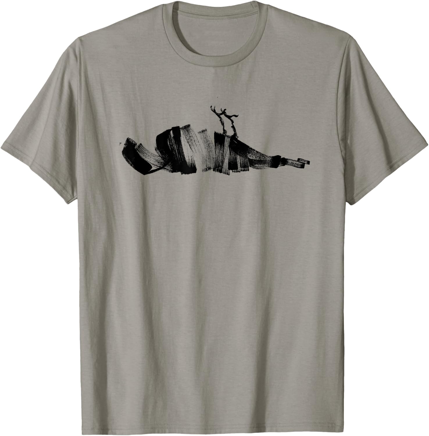 ATTICUS Brush Bird T Shirt (Black Print) T-Shirt - T-Shirt | Sand