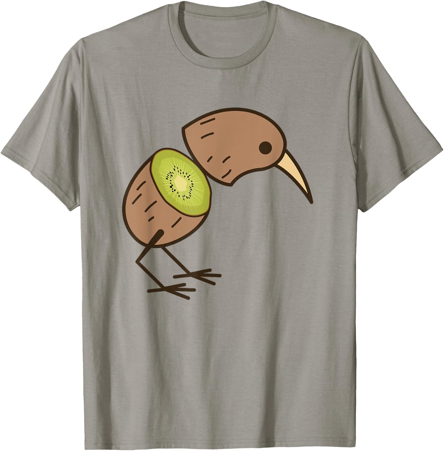 Kiwi Bird Shirt | Cute Fruitarian Fowls Gift T-Shirt - T-Shirt | Sand