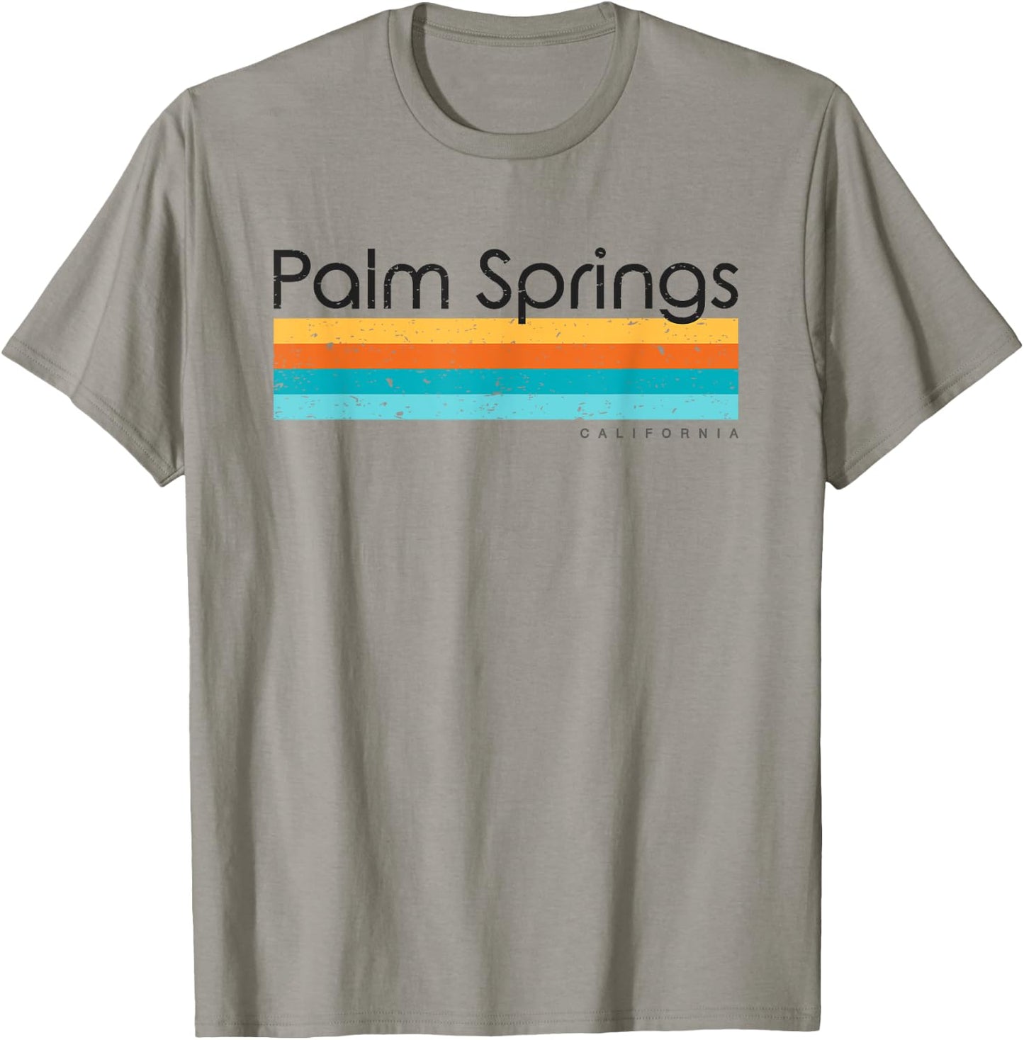 Vintage Palm Springs California CA Retro Design T-Shirt - T-Shirt | Sand