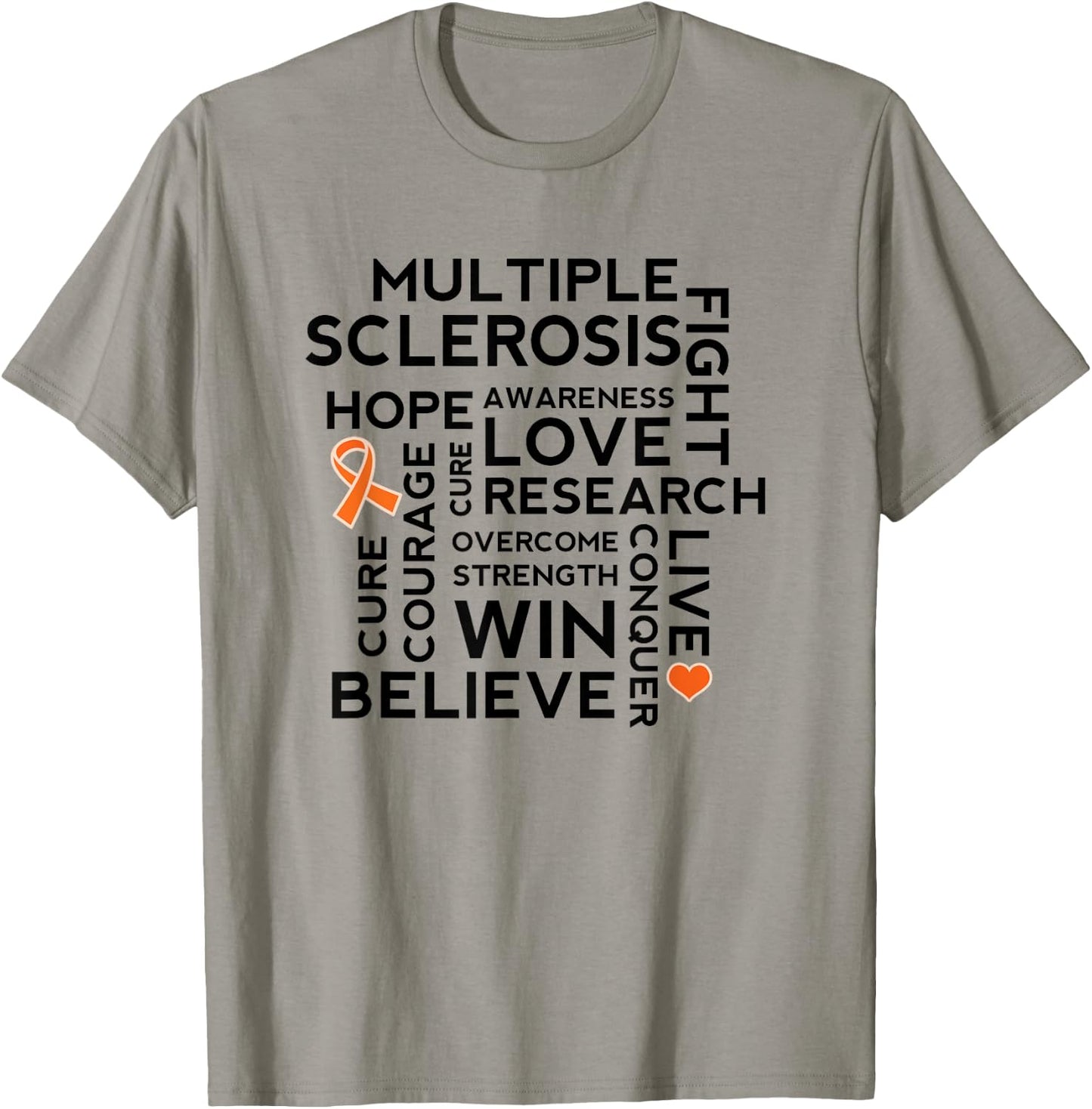 Multiple Sclerosis Awareness Month MS Support Shirt T-Shirt - T-Shirt | Sand