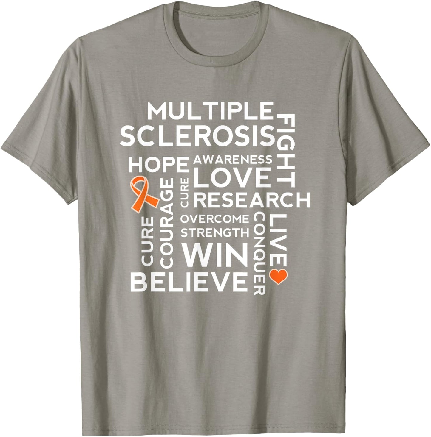 Multiple Sclerosis Awareness MS Walk T-Shirt - T-Shirt | Sand