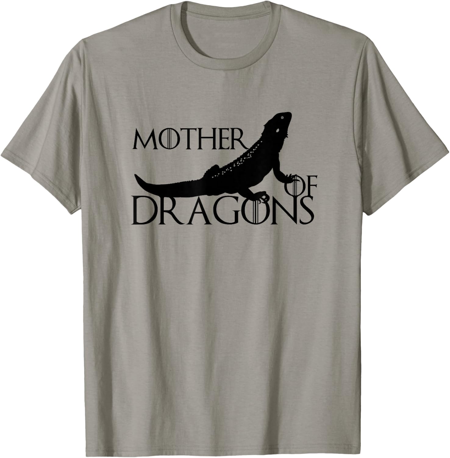 Mother of Bearded Dragons Beardie Mom Reptile Pet Queen Gift T-Shirt - T-Shirt | Sand
