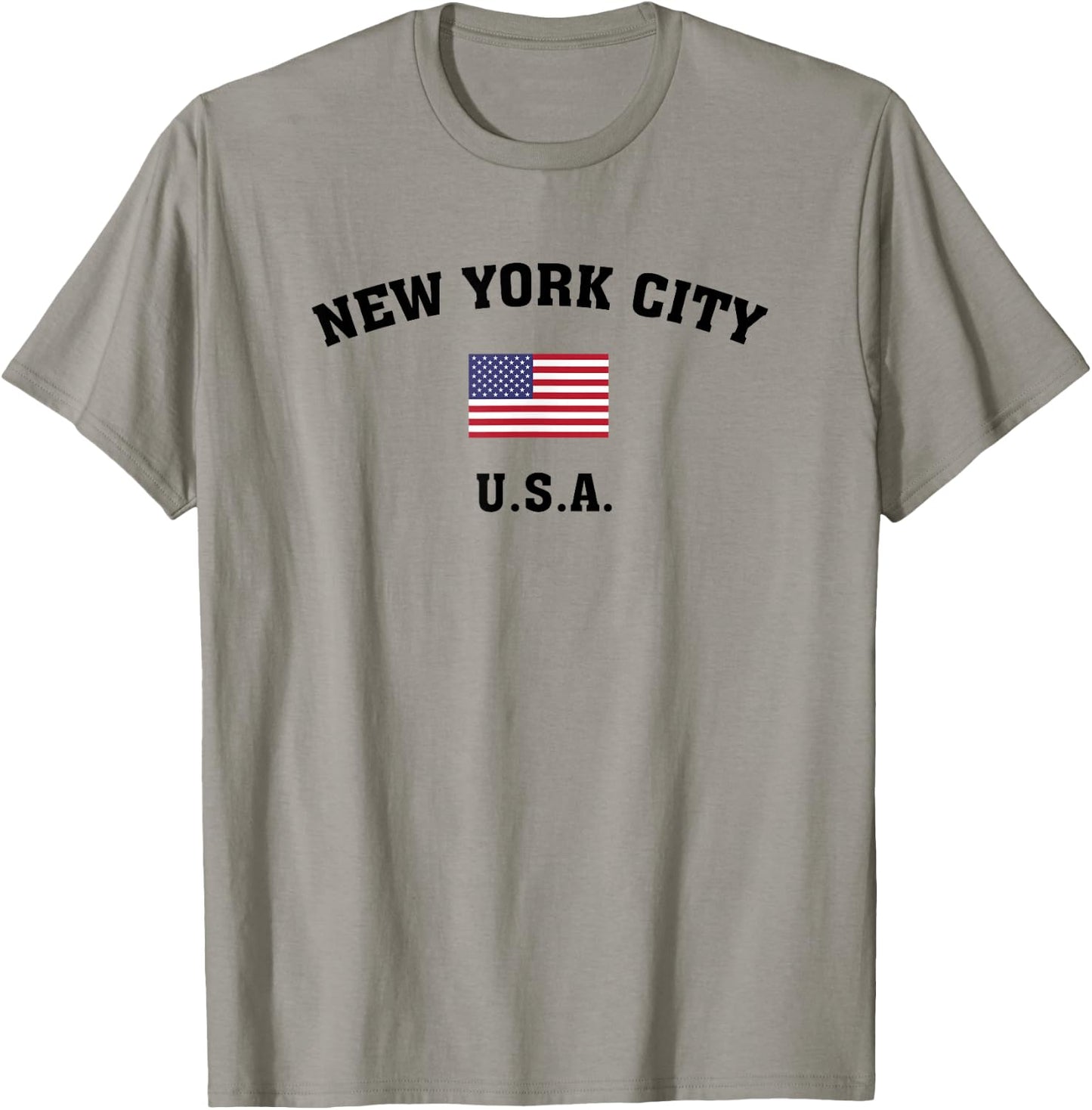 New York City USA with American Flag T Shirt T-Shirt - T-Shirt | Sand