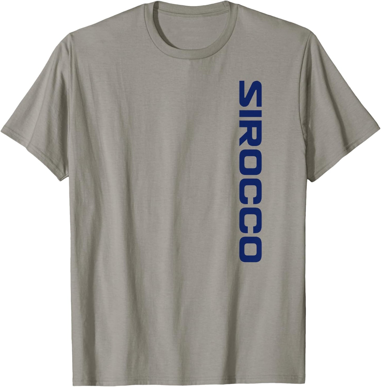 Sirocco below the deck shirt Updated with Boat on Back Side T-Shirt - T-Shirt | Sand