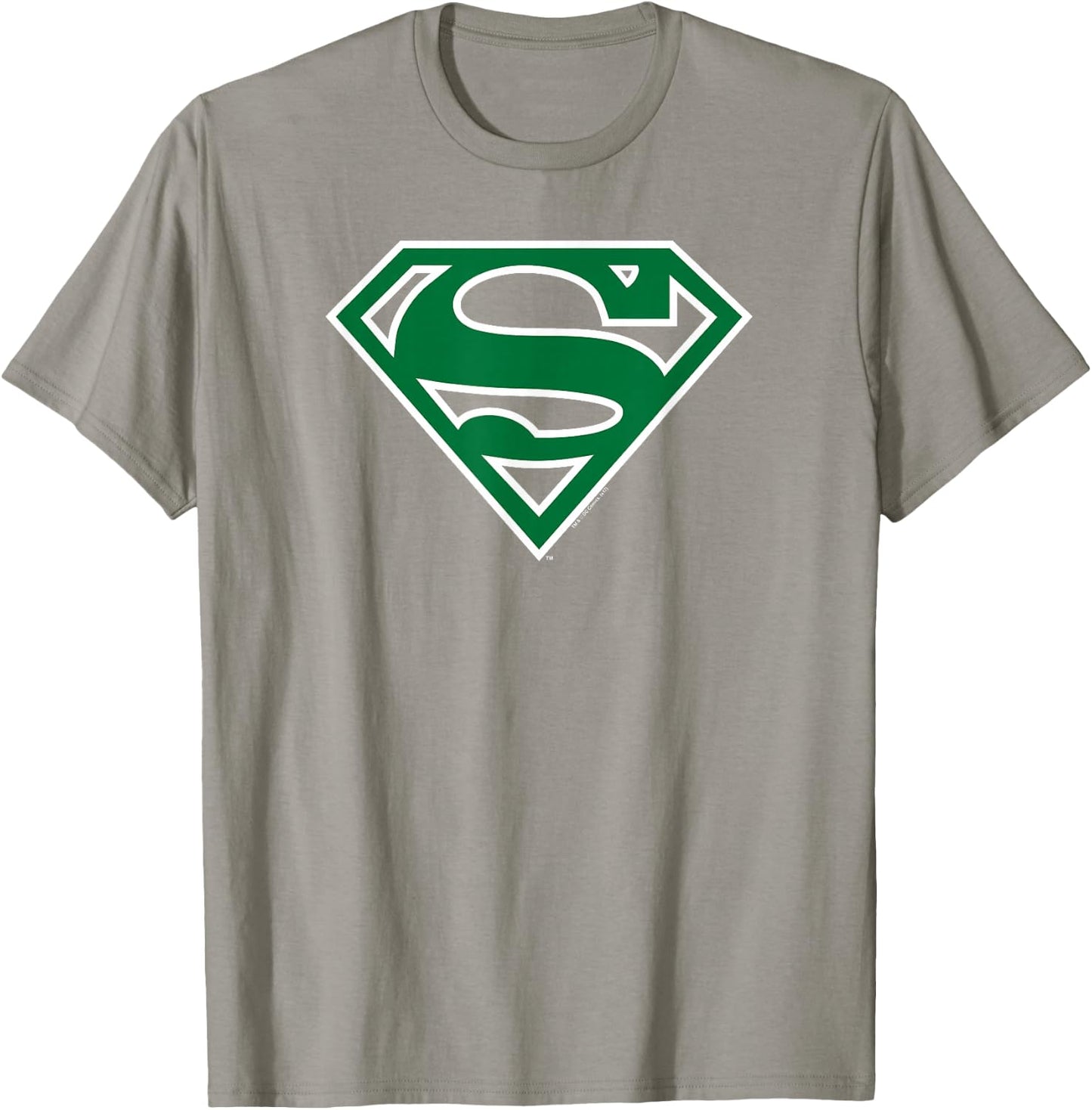 Superman Green & White Shield T-Shirt - T-Shirt | Sand