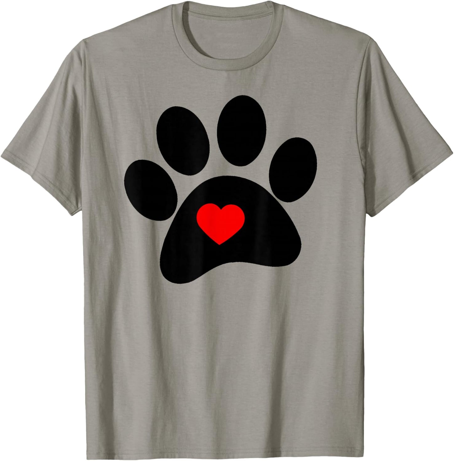 Dog Paw Print Shirt T-Shirt - T-Shirt | Sand