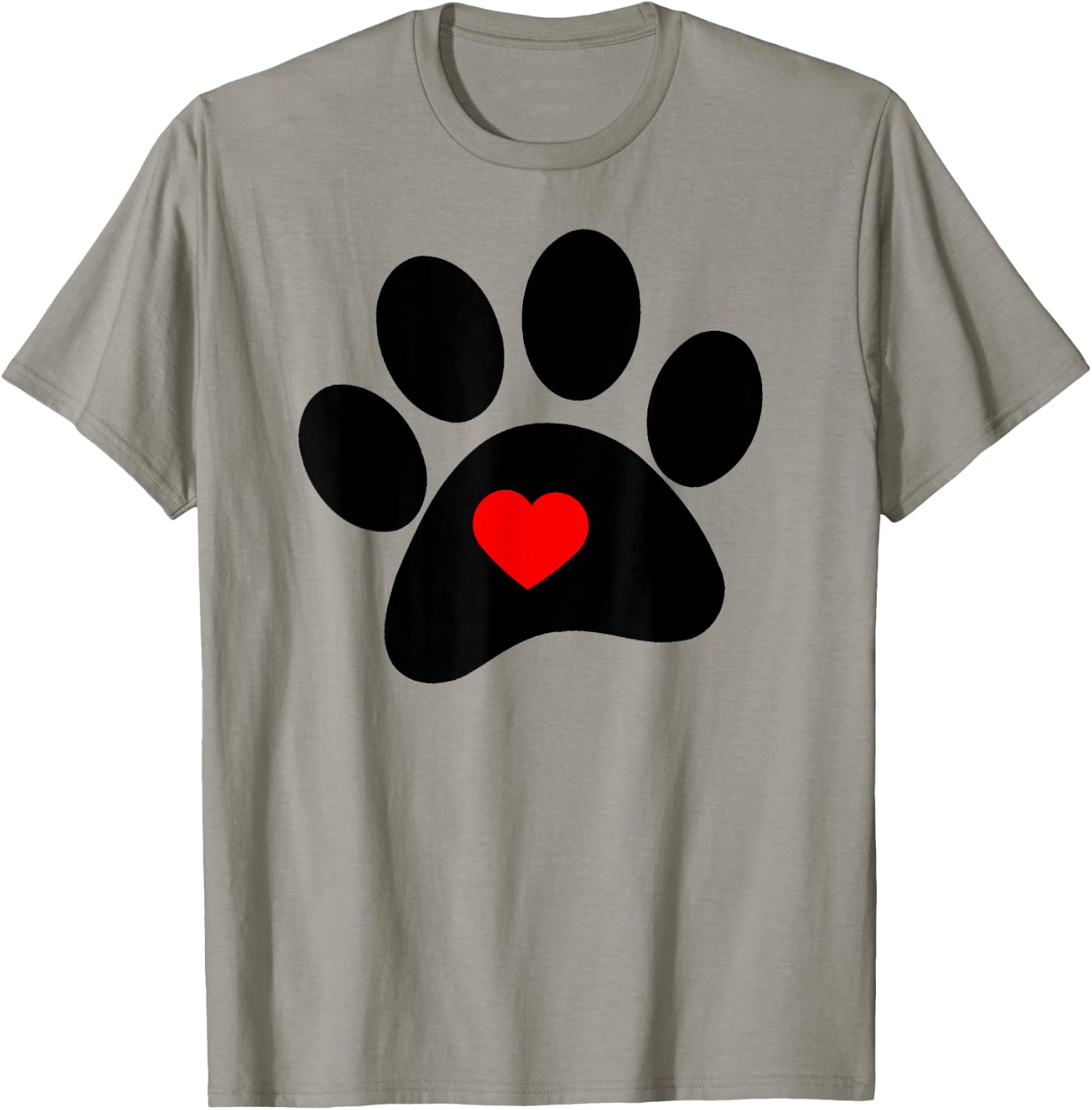 Dog Paw Print Shirt T-Shirt - T-Shirt | Sand