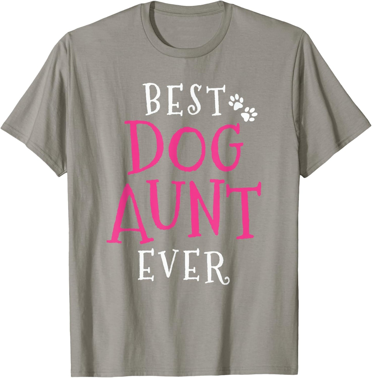 Aunt Dog Best Puppy Aunts Gift T-Shirt - T-Shirt | Sand