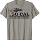 Barrett 50 Cal Gun Love 2nd Amendment Adult Pro Gun T-Shirt - T-Shirt | Sand