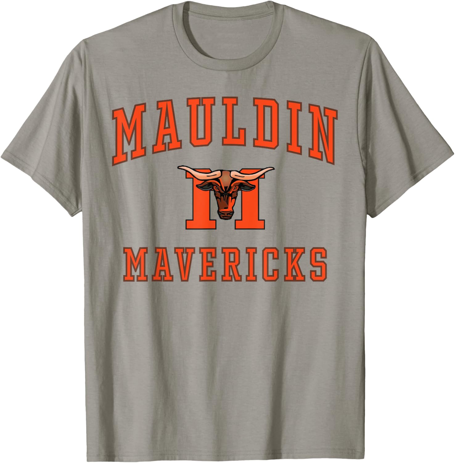 Mauldin High School Mavericks C1 T-Shirt - T-Shirt | Sand