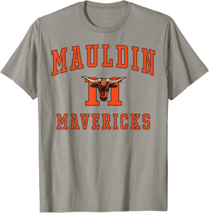 Mauldin High School Mavericks C1 T-Shirt - T-Shirt | Sand