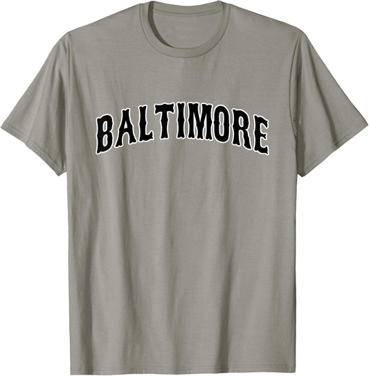Baltimore - Throwback Design - Classic T-Shirt - T-Shirt | Sand