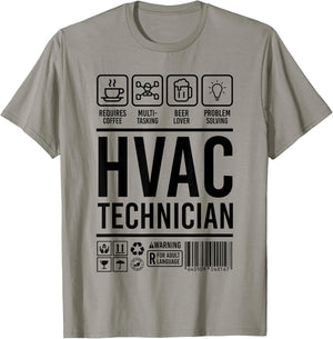 HVAC Technician Shirt | Cute Maintenance HVAC Gift T-Shirt - T-Shirt | Sand