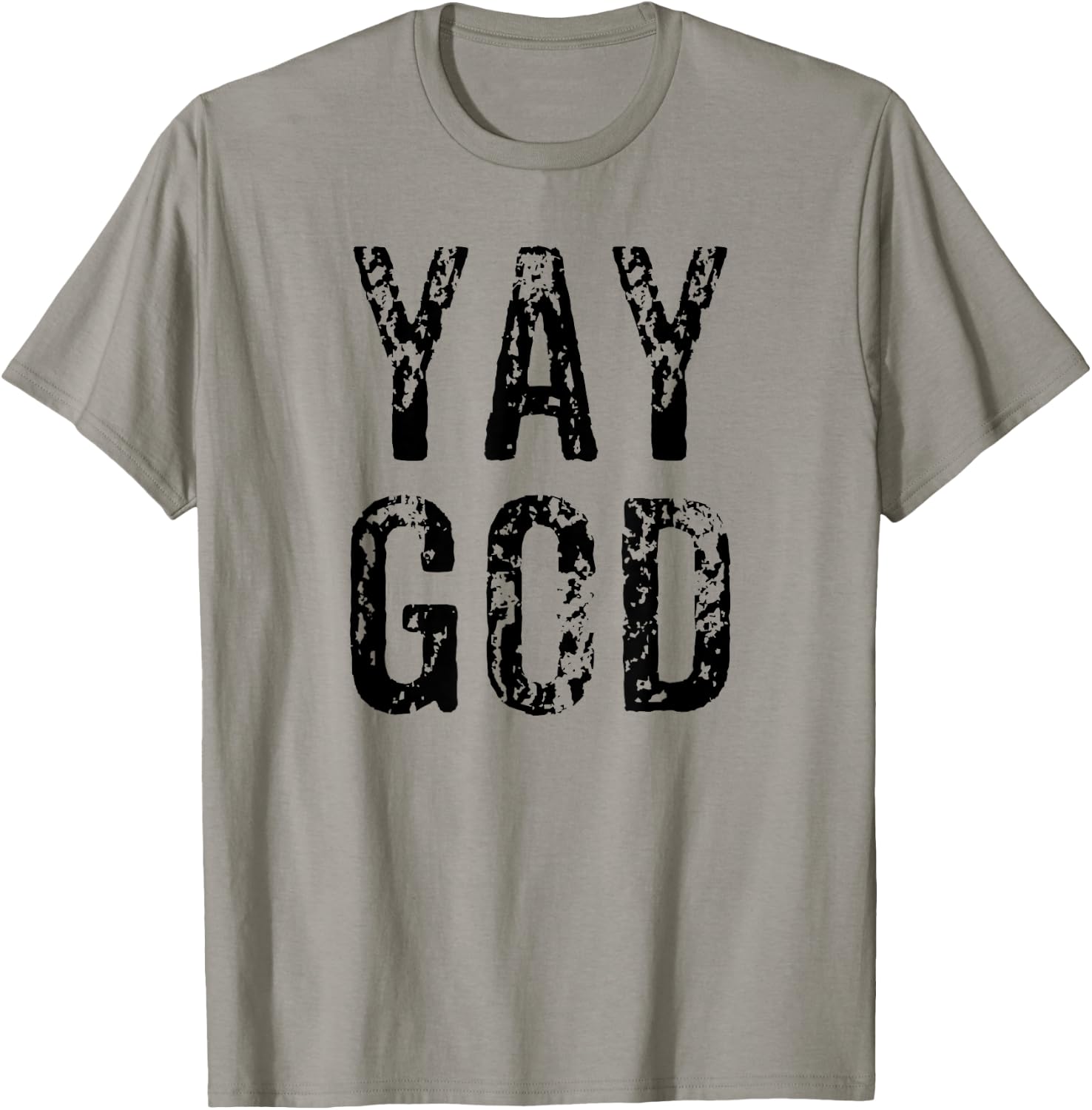 Funny Yay God Christian Bible Church VBS Gift T-Shirt - T-Shirt | Sand