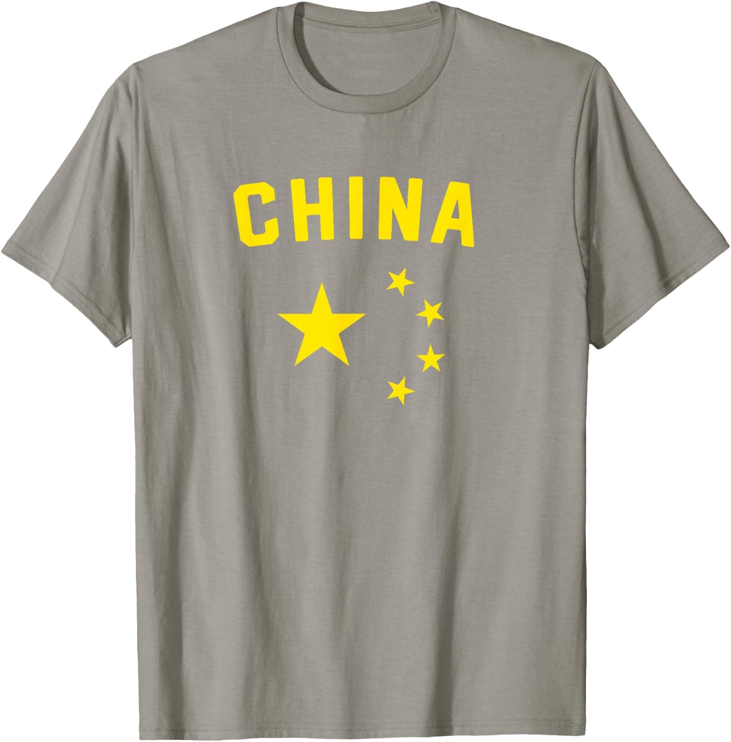 I Love China Minimalist Chinese Flag T-Shirt - T-Shirt | Sand