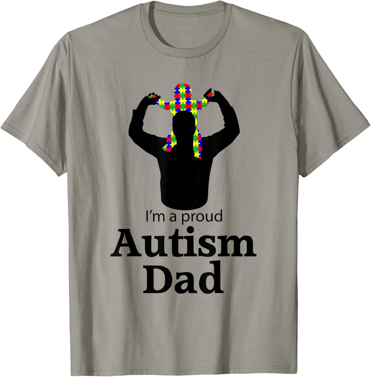 I'm A Proud Autism Dad Shirt | Autism Awareness Gifts T-Shirt - T-Shirt | Sand