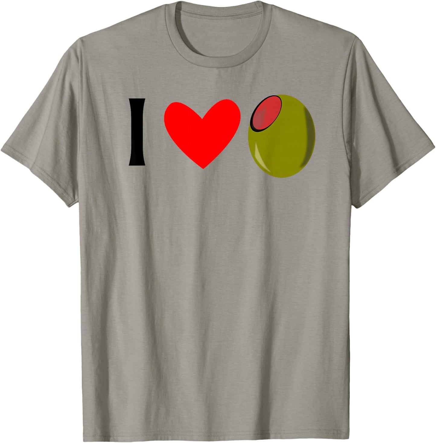 I Love Olives T-Shirt - T-Shirt | Sand