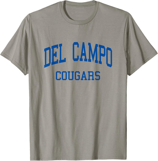 Del Campo High School HS Fair Oaks CA Retro T-Shirt - T-Shirt | Sand
