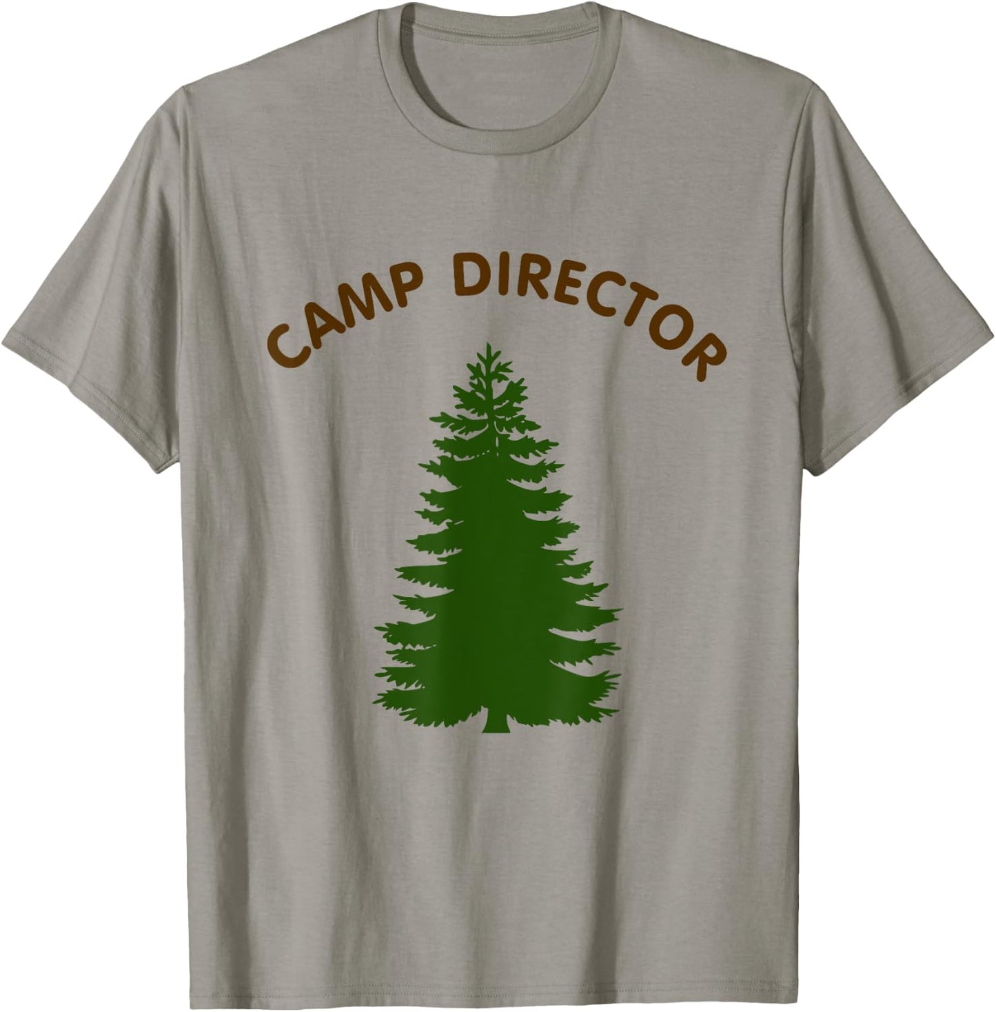Camp Director Counselor Summer Pine Tree Gift T-Shirt - T-Shirt | Sand