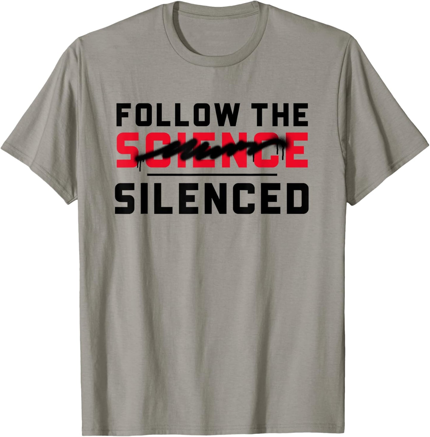 Follow the (science) silenced T-Shirt - T-Shirt | Sand