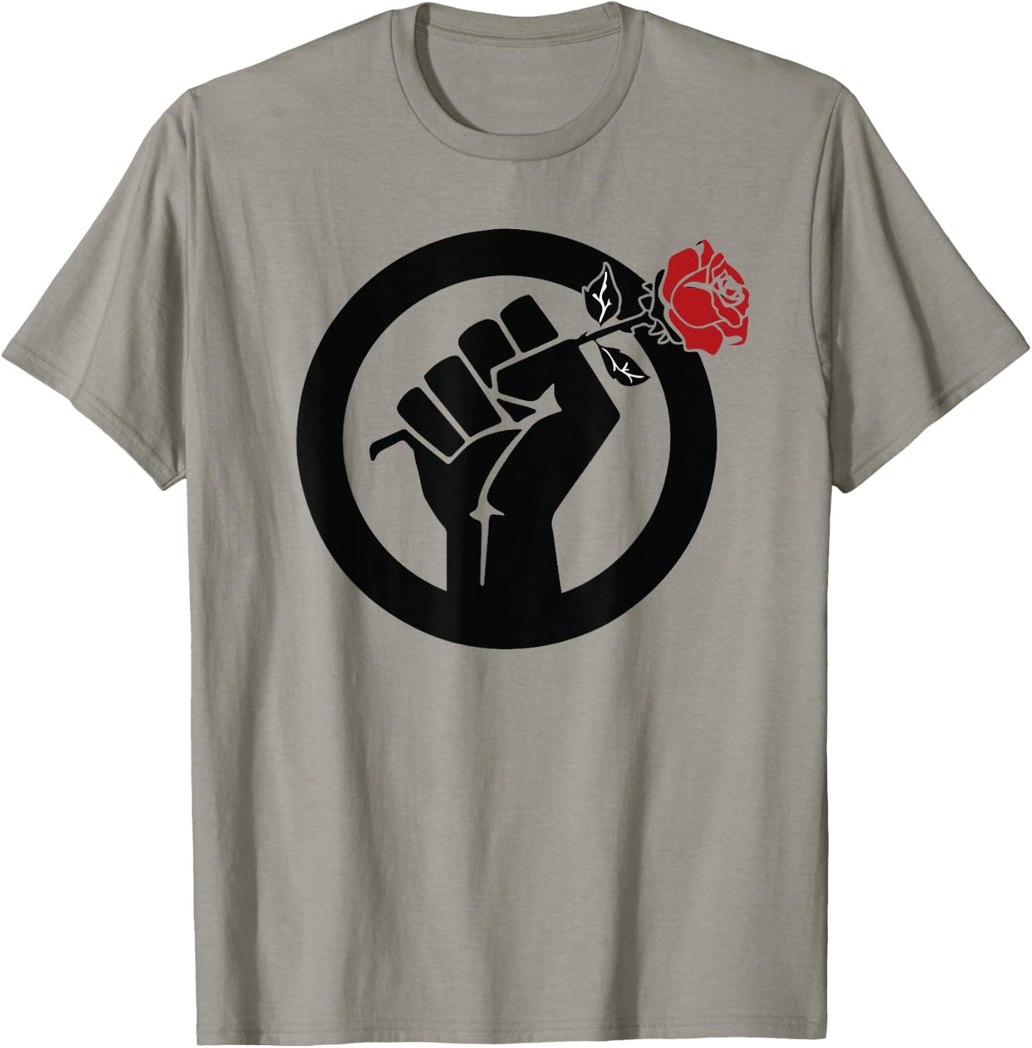 DSA Rose Resist Fist T-Shirt - T-Shirt | Sand