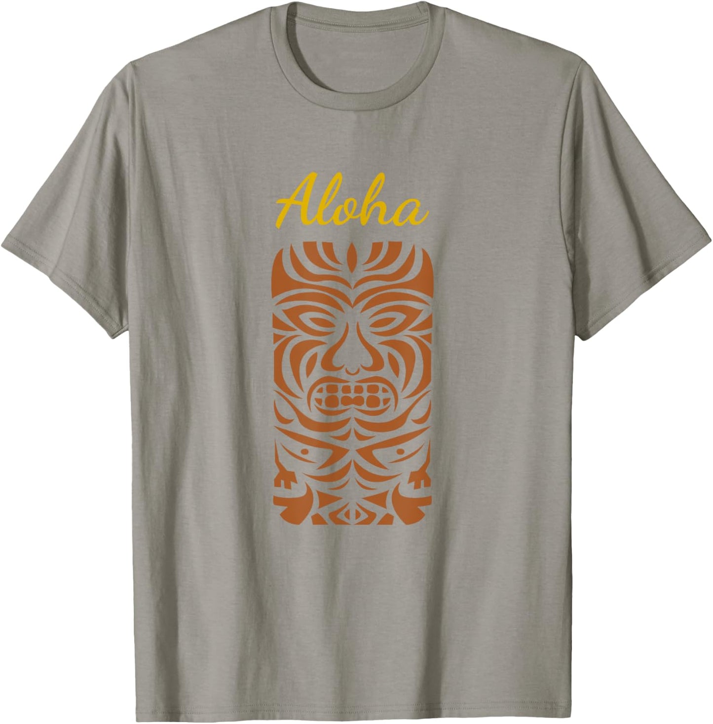 Hawaii Tiki Polynesian Big Kahuna Retro Hipster T-Shirt - T-Shirt | Sand