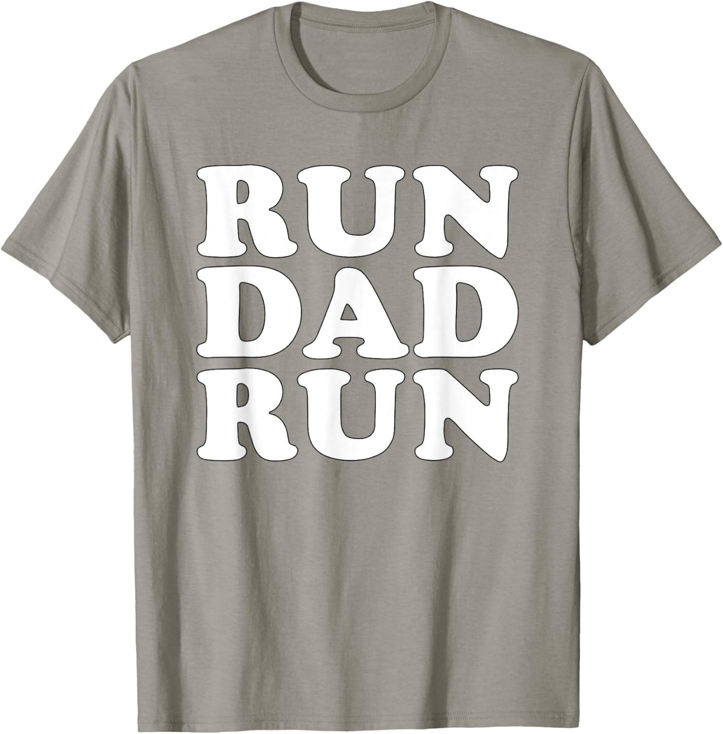 Run Dad Run Marathon Running Spectator Shirt T-Shirt - T-Shirt | Sand