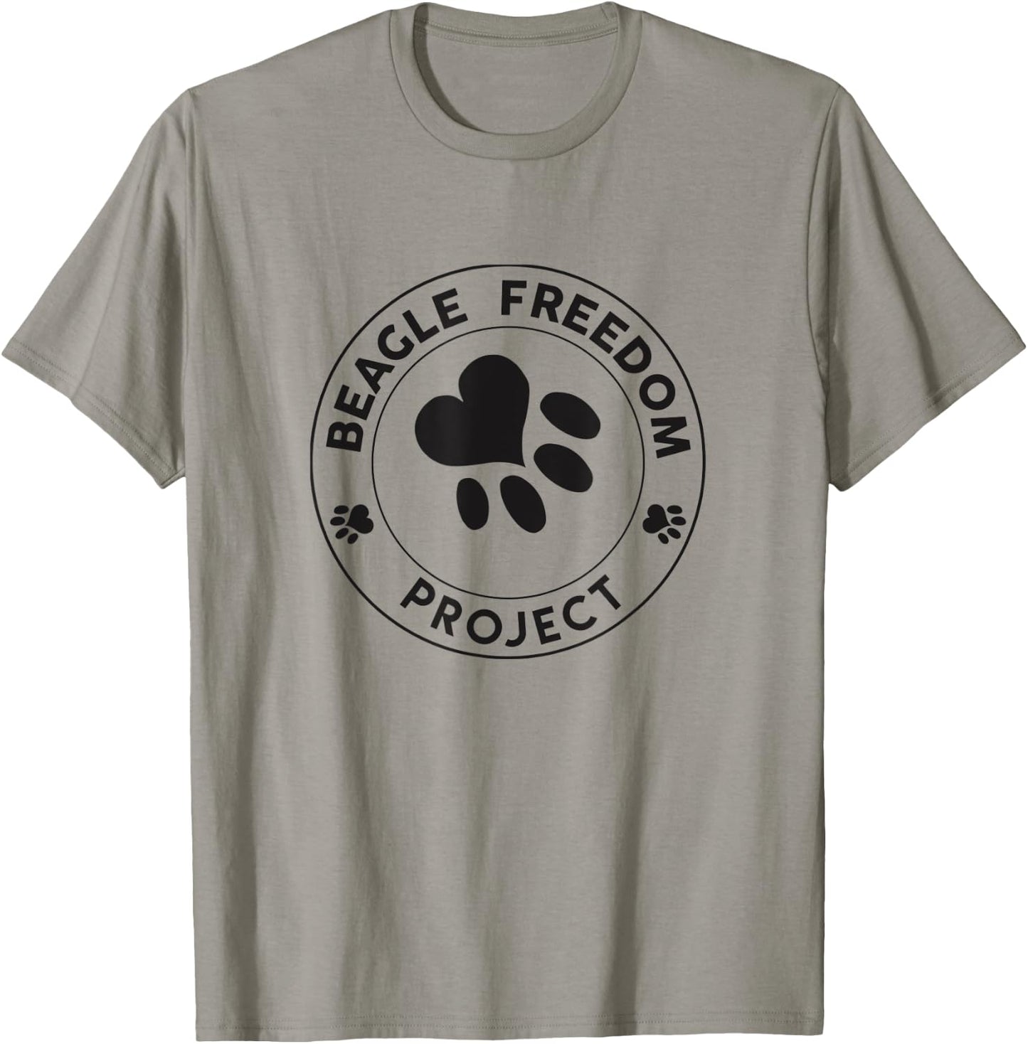 Beagle Freedom Project- Rescue Dogs- Free the Beagles T-Shirt - T-Shirt | Sand