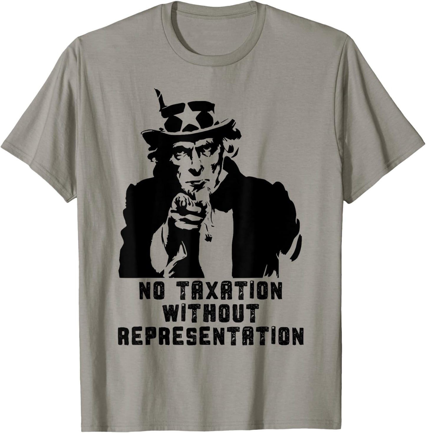 No Taxation Without Representation Political Protest T-Shirt - T-Shirt | Sand